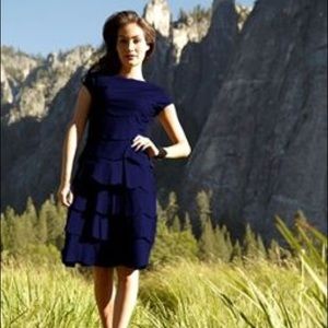 Shabby Apple Navy Ruffle Dress